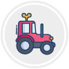 icono de un tractor