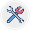 icono de unas llaves de reparación de coches